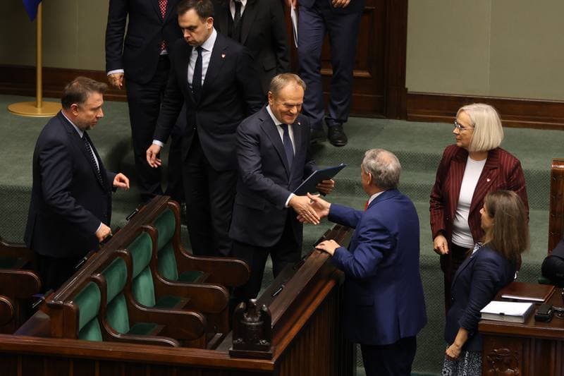 Donald Tusk. 45th Session of the Sejm of the 10th Term. 18.11.2025