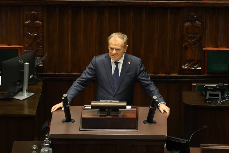 Donald Tusk. 45th Session of the Sejm of the 10th Term. 18.11.2025