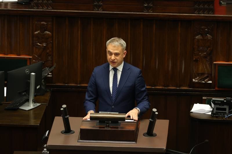 Donald Tusk. 45th Session of the Sejm of the 10th Term. 18.11.2025