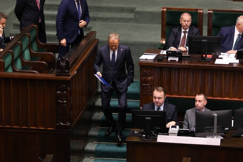 Donald Tusk. 45th Session of the Sejm of the 10th Term. 18.11.2025
