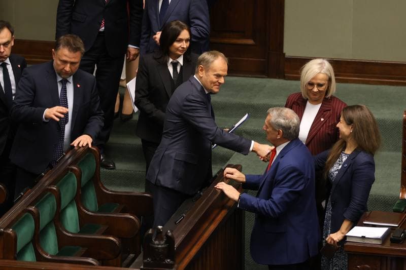 Donald Tusk. 45th Session of the Sejm of the 10th Term. 18.11.2025
