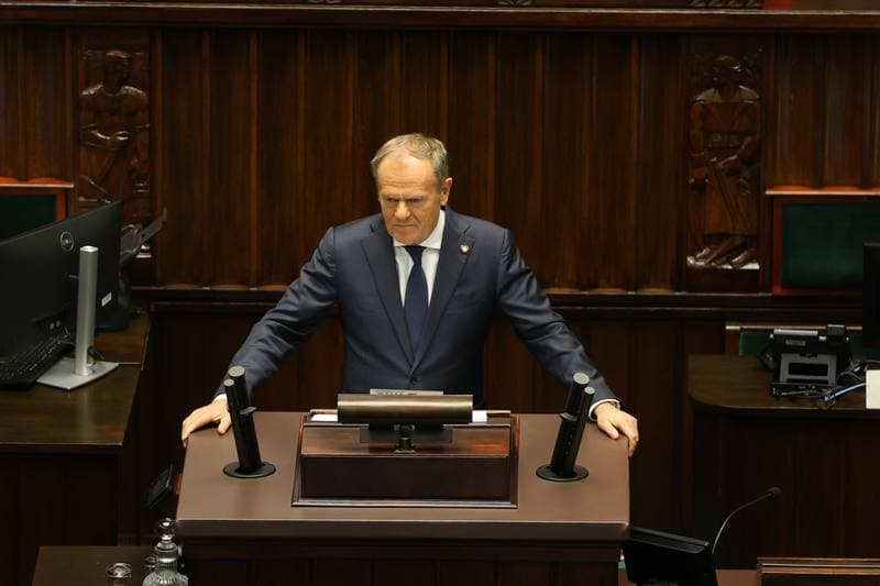 Donald Tusk. 45th Session of the Sejm of the 10th Term. 18.11.2025