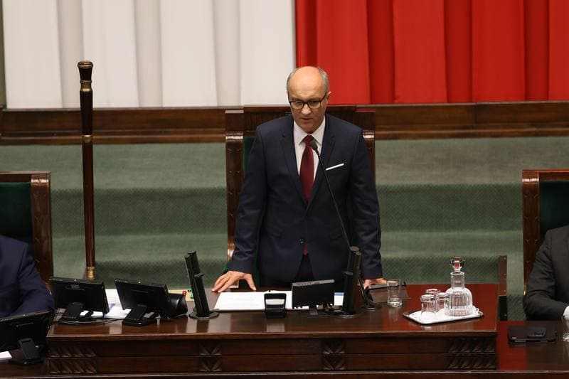 Donald Tusk. 45th Session of the Sejm of the 10th Term. 18.11.2025