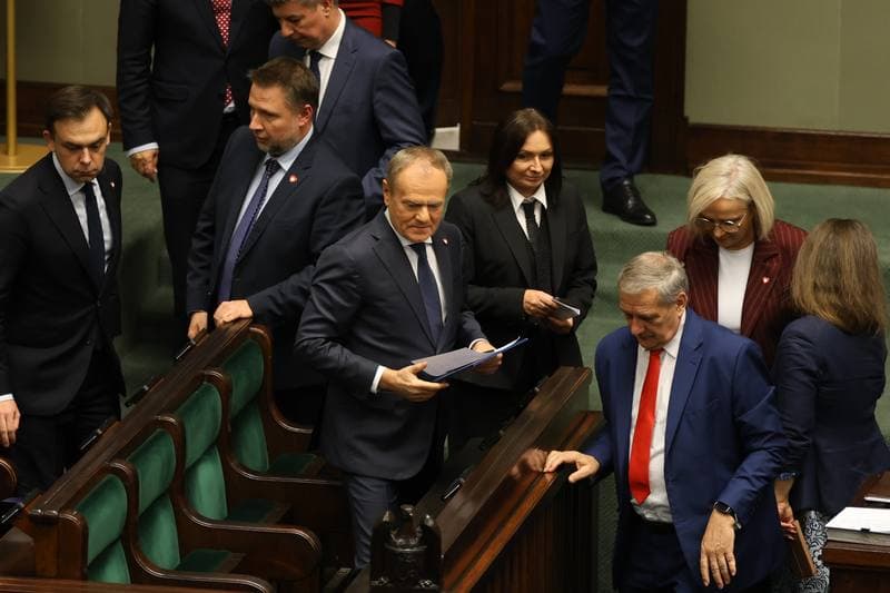 Donald Tusk. 45th Session of the Sejm of the 10th Term. 18.11.2025