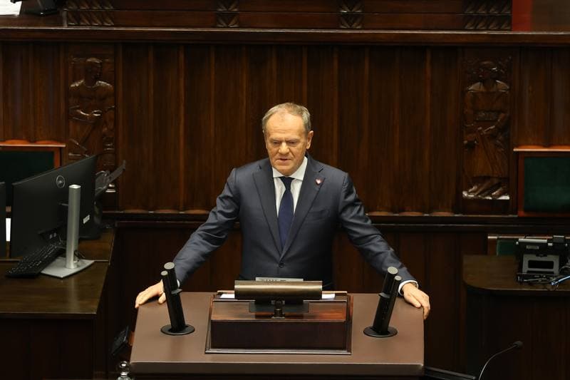 Donald Tusk. 45th Session of the Sejm of the 10th Term. 18.11.2025
