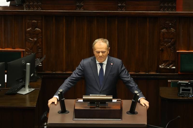 Donald Tusk. 45th Session of the Sejm of the 10th Term. 18.11.2025