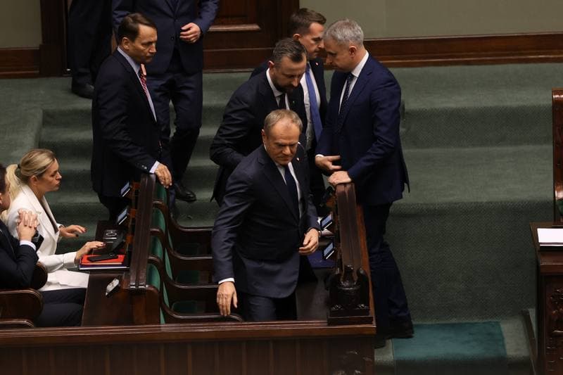 Donald Tusk. 45th Session of the Sejm of the 10th Term. 18.11.2025