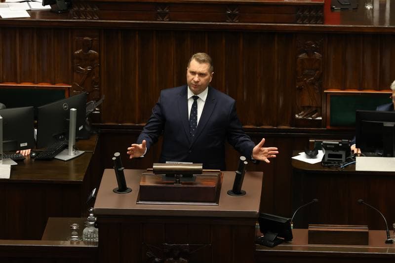 Donald Tusk. 45th Session of the Sejm of the 10th Term. 18.11.2025