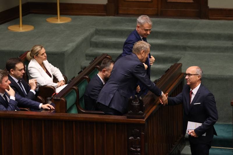 Donald Tusk. 45th Session of the Sejm of the 10th Term. 18.11.2025