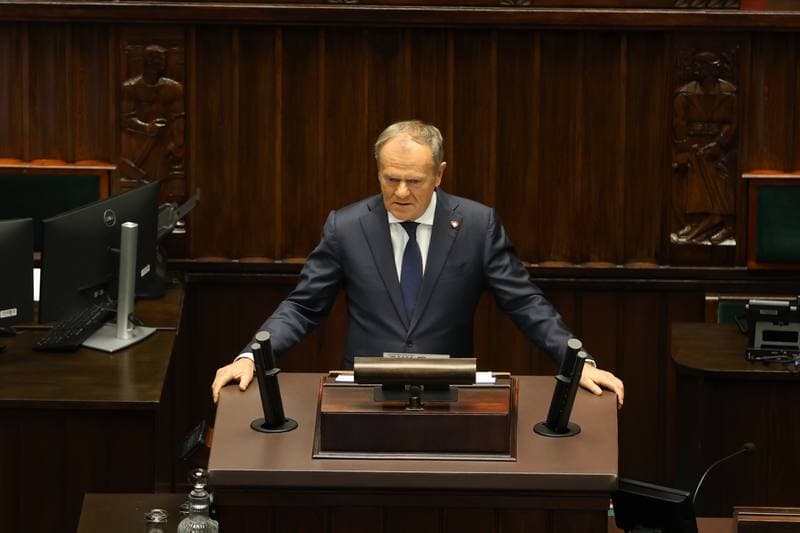 Donald Tusk. 45th Session of the Sejm of the 10th Term. 18.11.2025