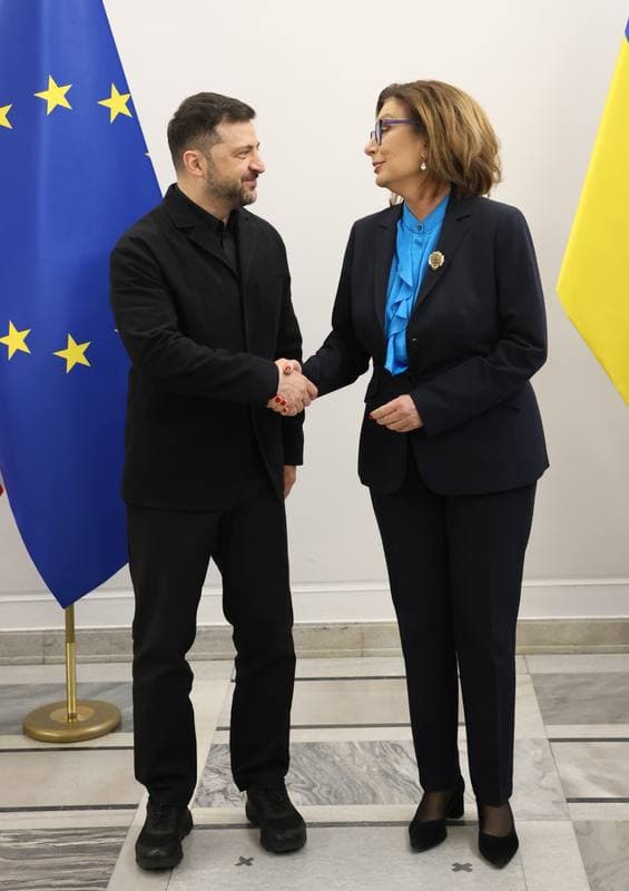 President of Ukraine Volodymyr Zelensky. Meeting with Wlodzimierz Czarzasty. 19.12.2025
