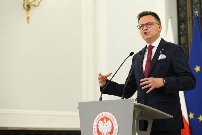 Szymon Holownia. Session of the Sejm of the 10th term. 07.10.2025