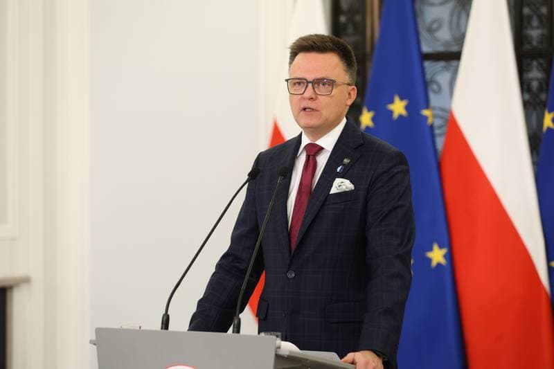 Szymon Holownia. Session of the Sejm of the 10th term. 07.10.2025