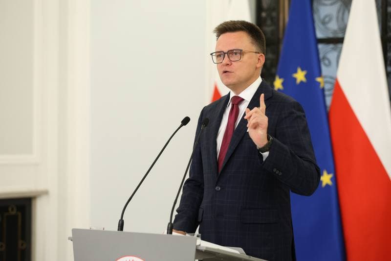 Szymon Holownia. Session of the Sejm of the 10th term. 07.10.2025