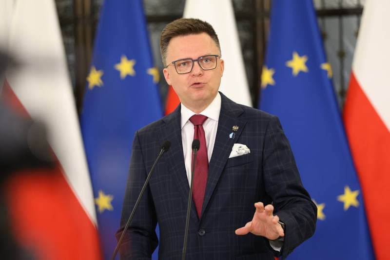 Szymon Holownia. Session of the Sejm of the 10th term. 07.10.2025
