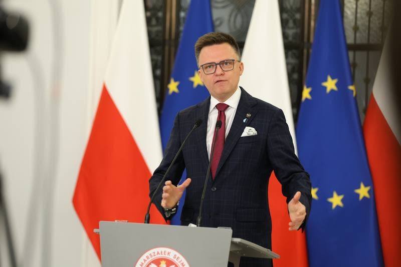 Szymon Holownia. Session of the Sejm of the 10th term. 07.10.2025