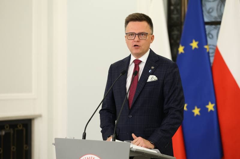 Szymon Holownia. Session of the Sejm of the 10th term. 07.10.2025