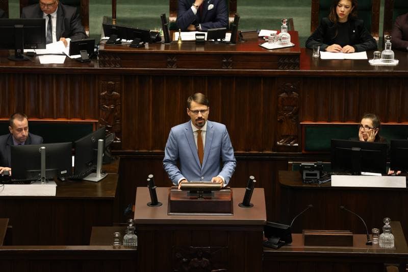 Szymon Holownia. Session of the Sejm of the 10th term. 07.10.2025