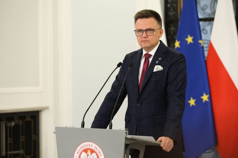Szymon Holownia. Session of the Sejm of the 10th term. 07.10.2025