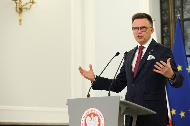Szymon Holownia. Session of the Sejm of the 10th term. 07.10.2025