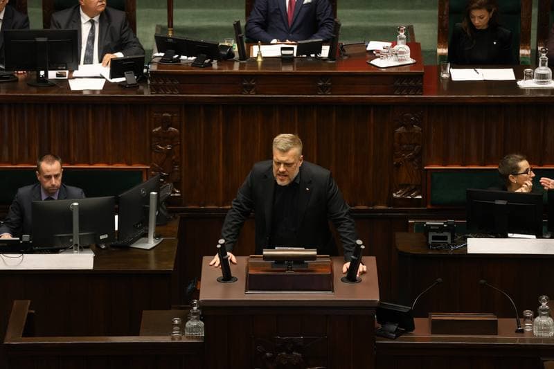 Szymon Holownia. Session of the Sejm of the 10th term. 07.10.2025