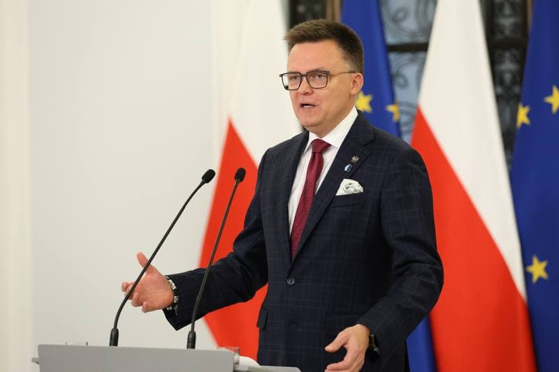 Szymon Holownia. Session of the Sejm of the 10th term. 07.10.2025