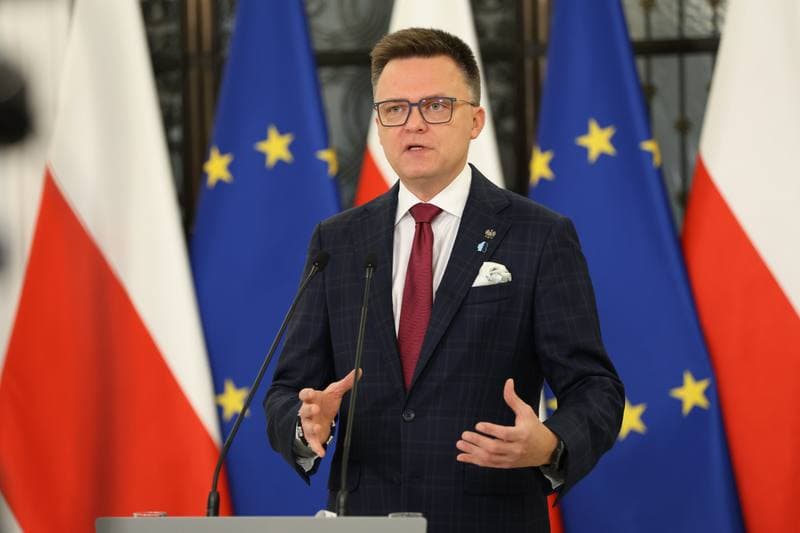 Szymon Holownia. Session of the Sejm of the 10th term. 07.10.2025