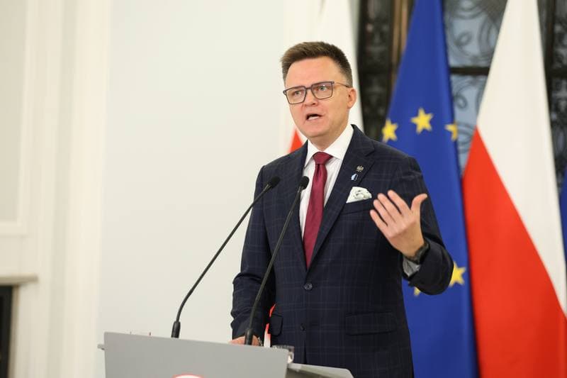 Szymon Holownia. Session of the Sejm of the 10th term. 07.10.2025