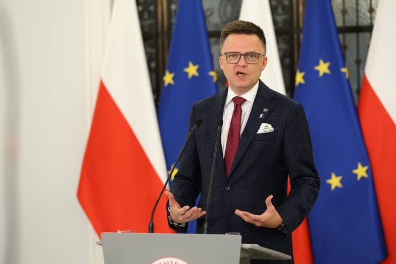 Szymon Holownia. Session of the Sejm of the 10th term. 07.10.2025