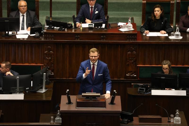 Szymon Holownia. Session of the Sejm of the 10th term. 07.10.2025