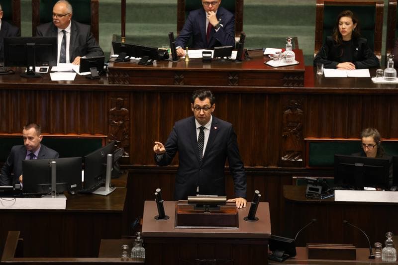 Szymon Holownia. Session of the Sejm of the 10th term. 07.10.2025