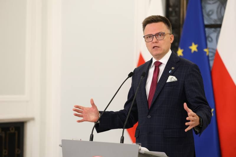Szymon Holownia. Session of the Sejm of the 10th term. 07.10.2025