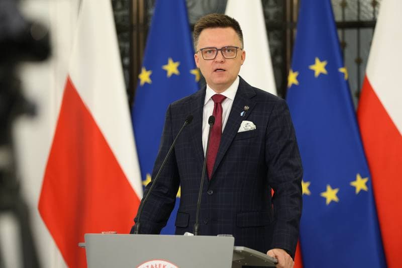Szymon Holownia. Session of the Sejm of the 10th term. 07.10.2025