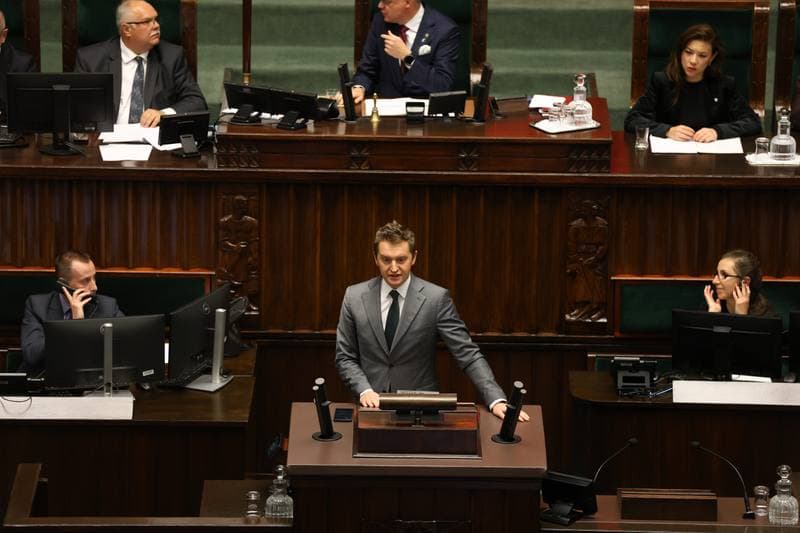 Szymon Holownia. Session of the Sejm of the 10th term. 07.10.2025