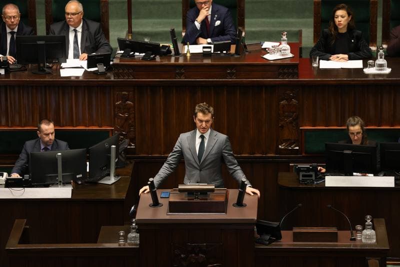 Szymon Holownia. Session of the Sejm of the 10th term. 07.10.2025