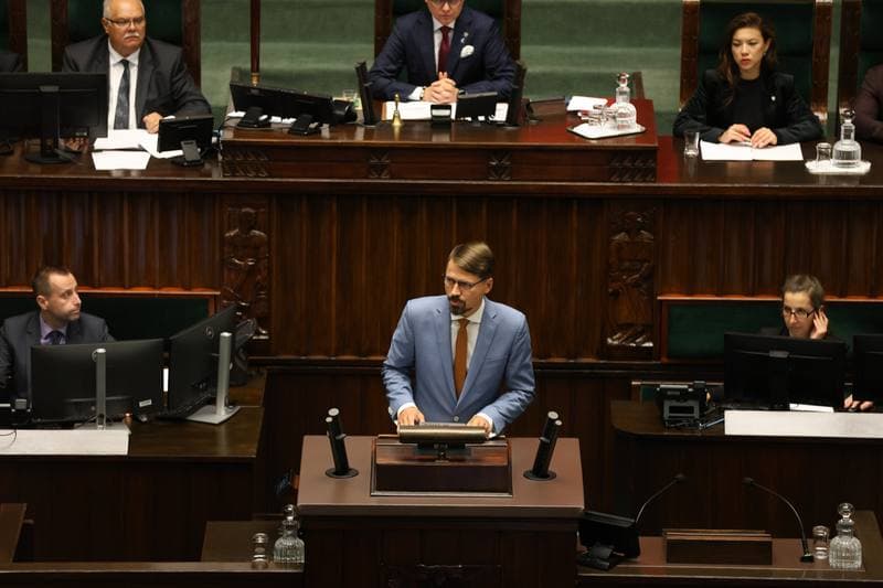 Szymon Holownia. Session of the Sejm of the 10th term. 07.10.2025