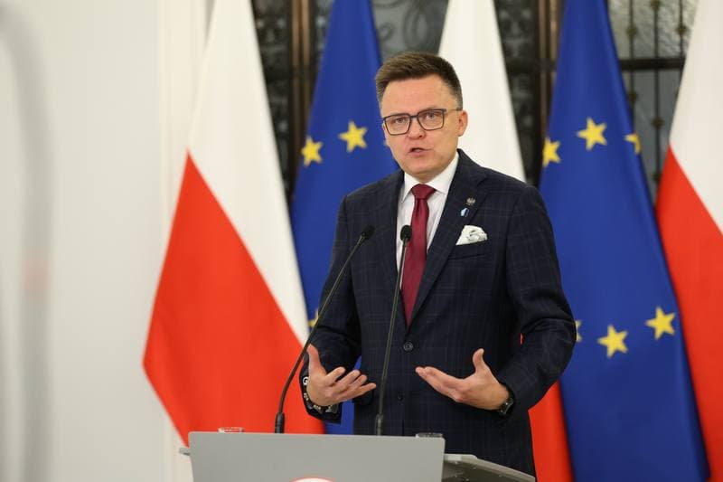 Szymon Holownia. Session of the Sejm of the 10th term. 07.10.2025