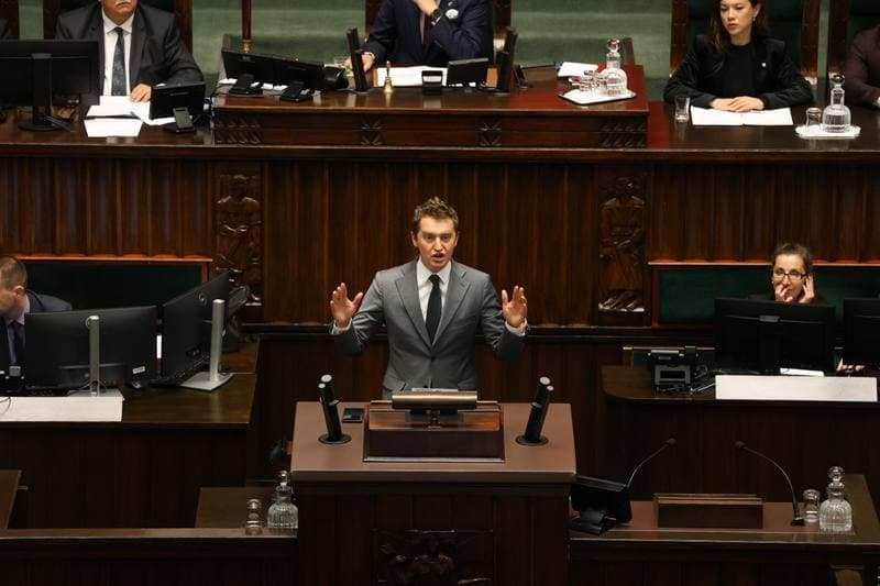 Szymon Holownia. Session of the Sejm of the 10th term. 07.10.2025