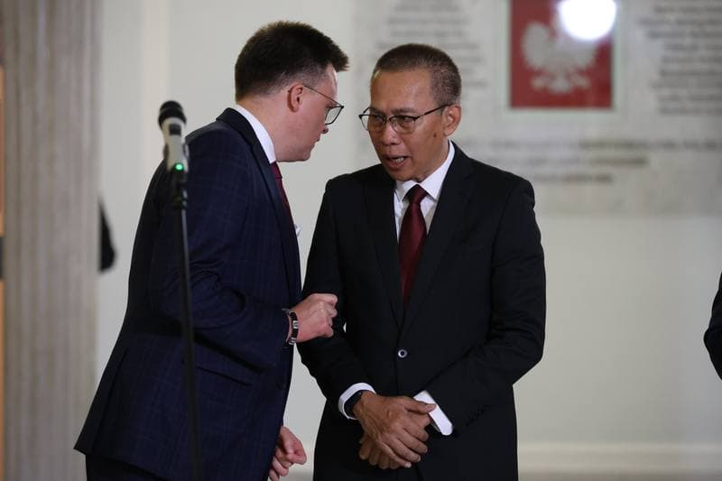 Szymon Holownia. Session of the Sejm of the 10th term. 07.10.2025