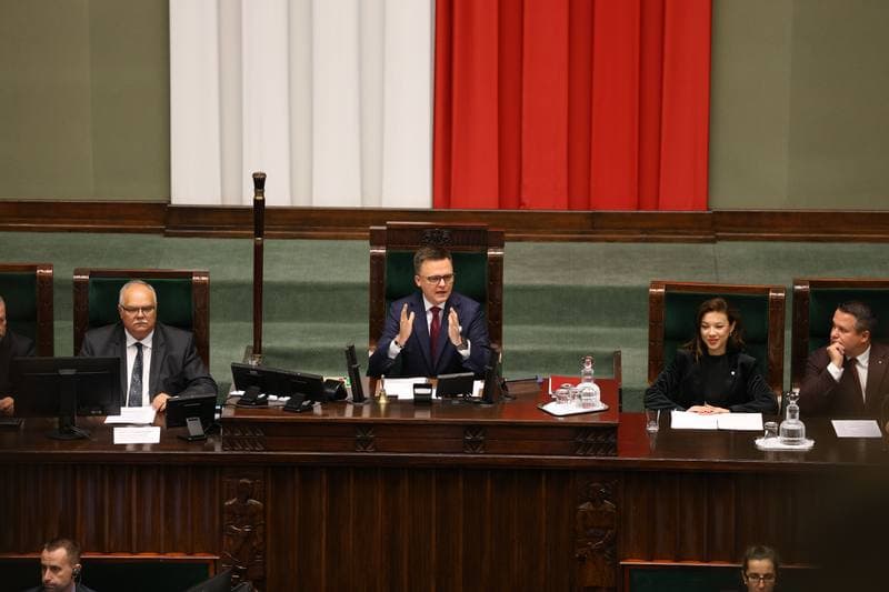 Szymon Holownia. Session of the Sejm of the 10th term. 07.10.2025