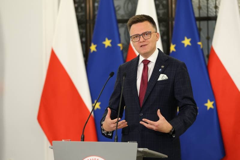 Szymon Holownia. Session of the Sejm of the 10th term. 07.10.2025
