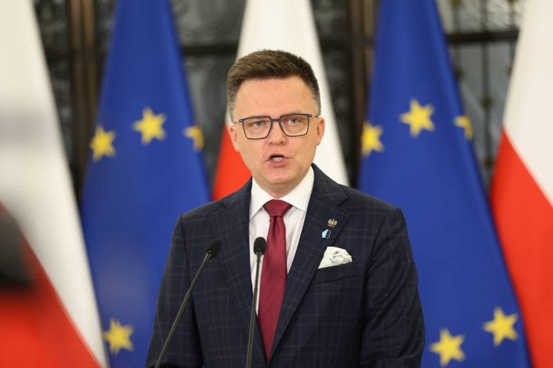 Szymon Holownia. Session of the Sejm of the 10th term. 07.10.2025