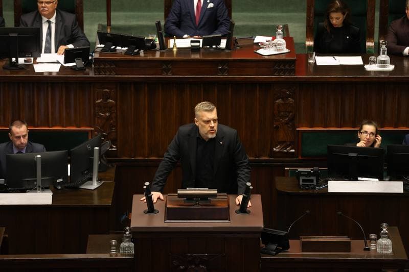 Szymon Holownia. Session of the Sejm of the 10th term. 07.10.2025