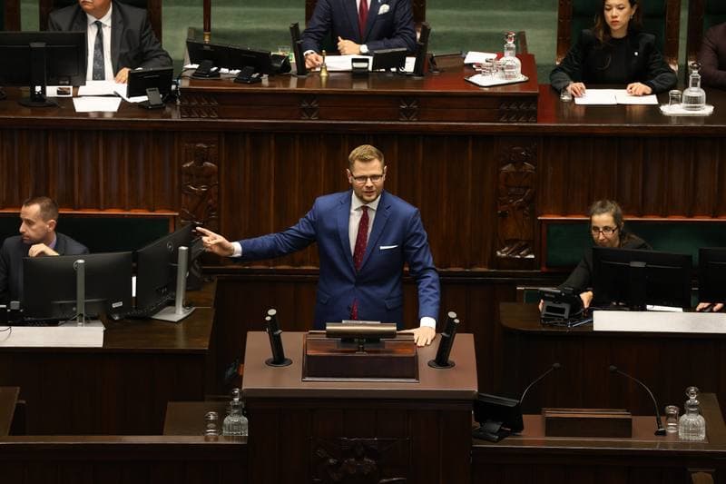 Szymon Holownia. Session of the Sejm of the 10th term. 07.10.2025
