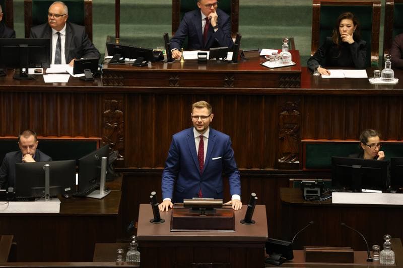 Szymon Holownia. Session of the Sejm of the 10th term. 07.10.2025