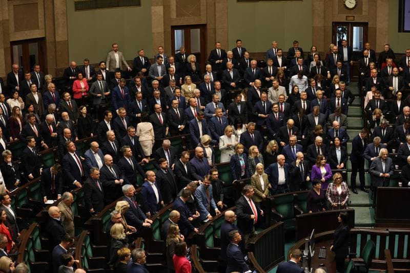 Szymon Holownia. Session of the Sejm of the 10th term. 07.10.2025