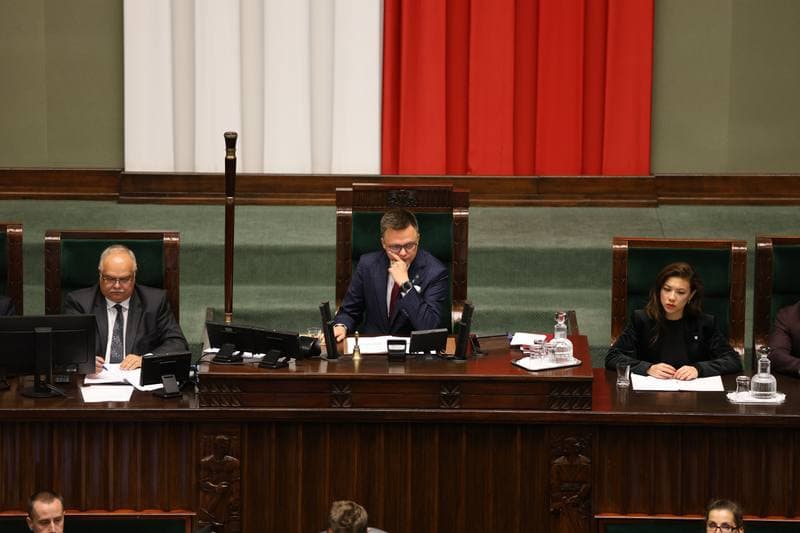 Szymon Holownia. Session of the Sejm of the 10th term. 07.10.2025