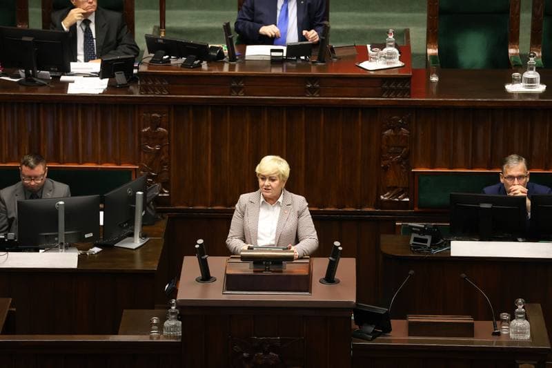 Szymon Holownia. Session of the Sejm of the 10th term. 07.10.2025