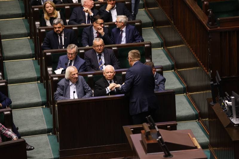 Szymon Holownia. Session of the Sejm of the 10th term. 07.10.2025