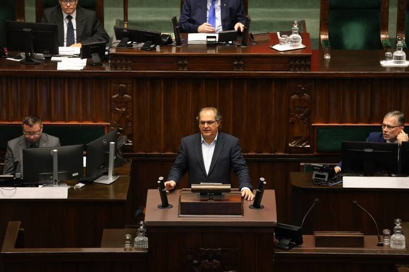 Szymon Holownia. Session of the Sejm of the 10th term. 07.10.2025